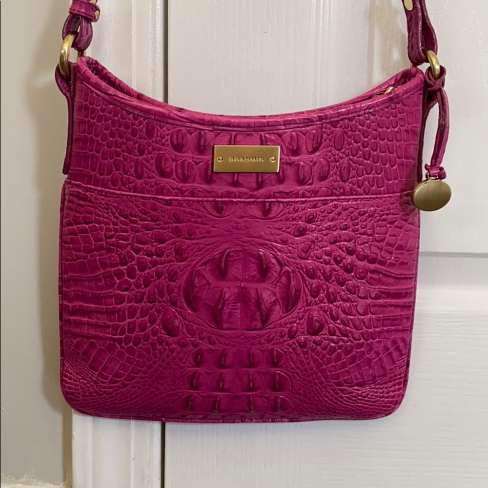 Brahmin fuschia crossbody